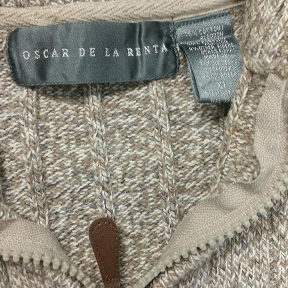 Oscar DE LA Renta popover Boyfriend sweater XL - Picture 2 of 5